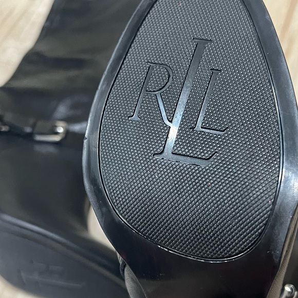 LAUREN RALPH LAUREN Caelynn Womens Leather Tall Knee-High Boots - Picture 2 of 3